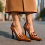 Velmora | Scarpe eleganti da donna in vernice con punta a punta