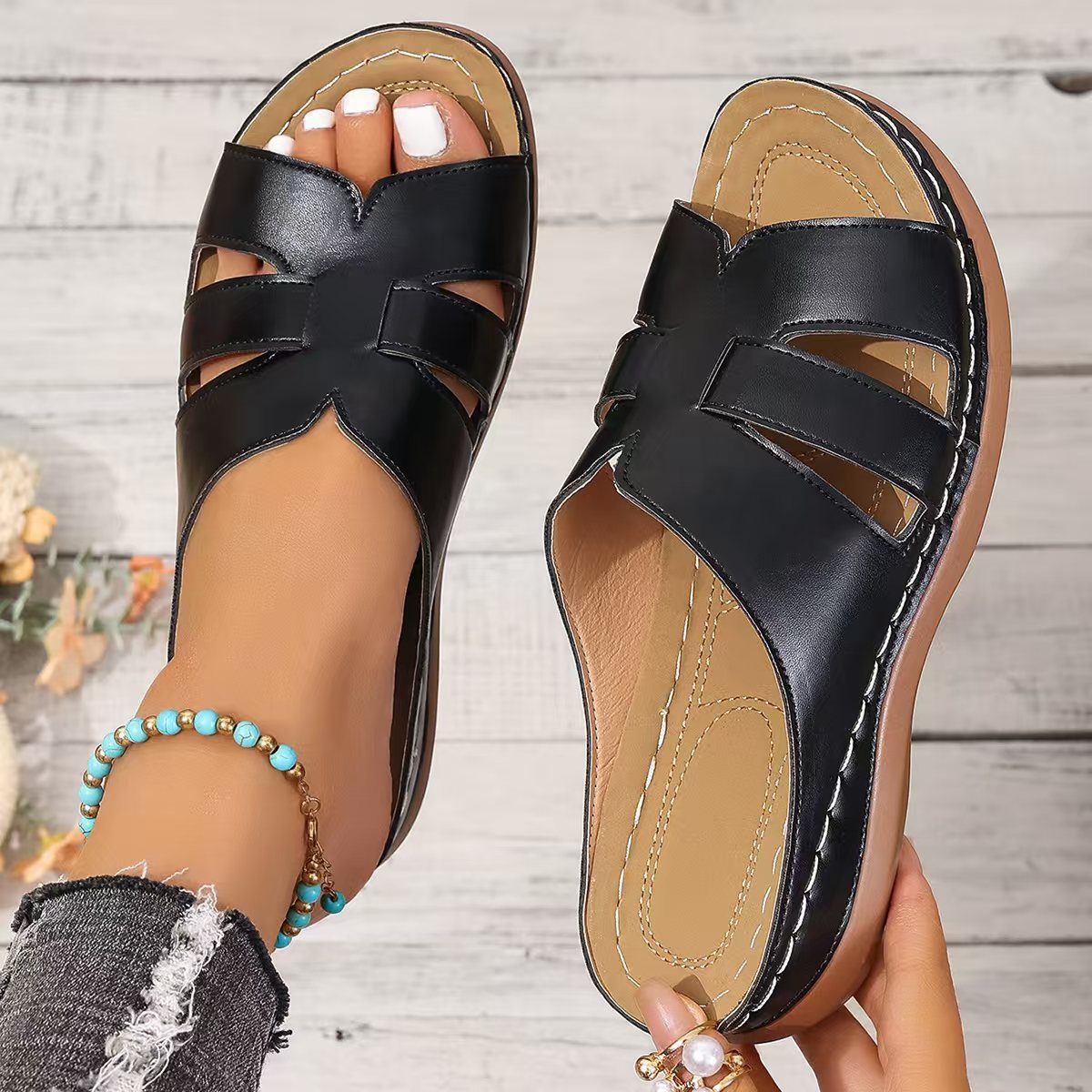 Dhanno | Women's Comfortable Summer Slip-On Sandals Type Flip-Flops