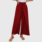 Zanirra | Pantaloni Palazzo Estivi Donna Vita Alta Gamba Larga