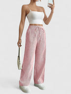 Roseline | Pantaloni da donna a righe con gamba larga