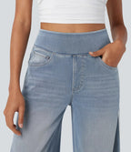 Savéline | Pantaloni elasticizzati da donna con gamba larga