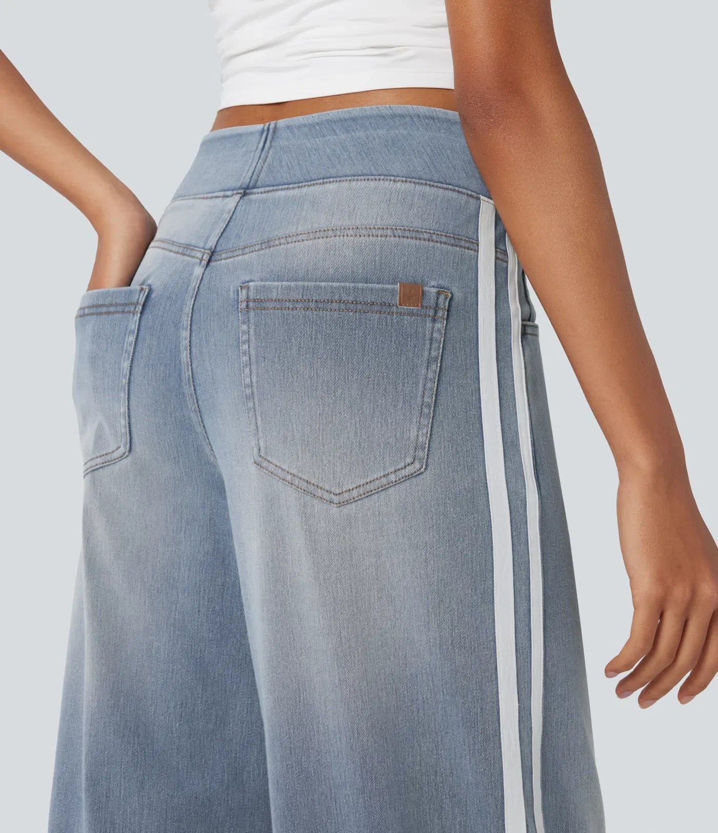 Savéline | Pantaloni elasticizzati da donna con gamba larga