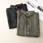 Haniya | Blusa da Donna a Pois con Bottoni
