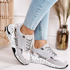 Velissy | Sneakers casual da donna con accenti argento