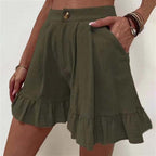 Serelune | Pantaloncini Estivi da Donna con Volant