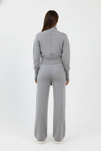 Valerie | Completo donna in maglia con pantaloni larghi