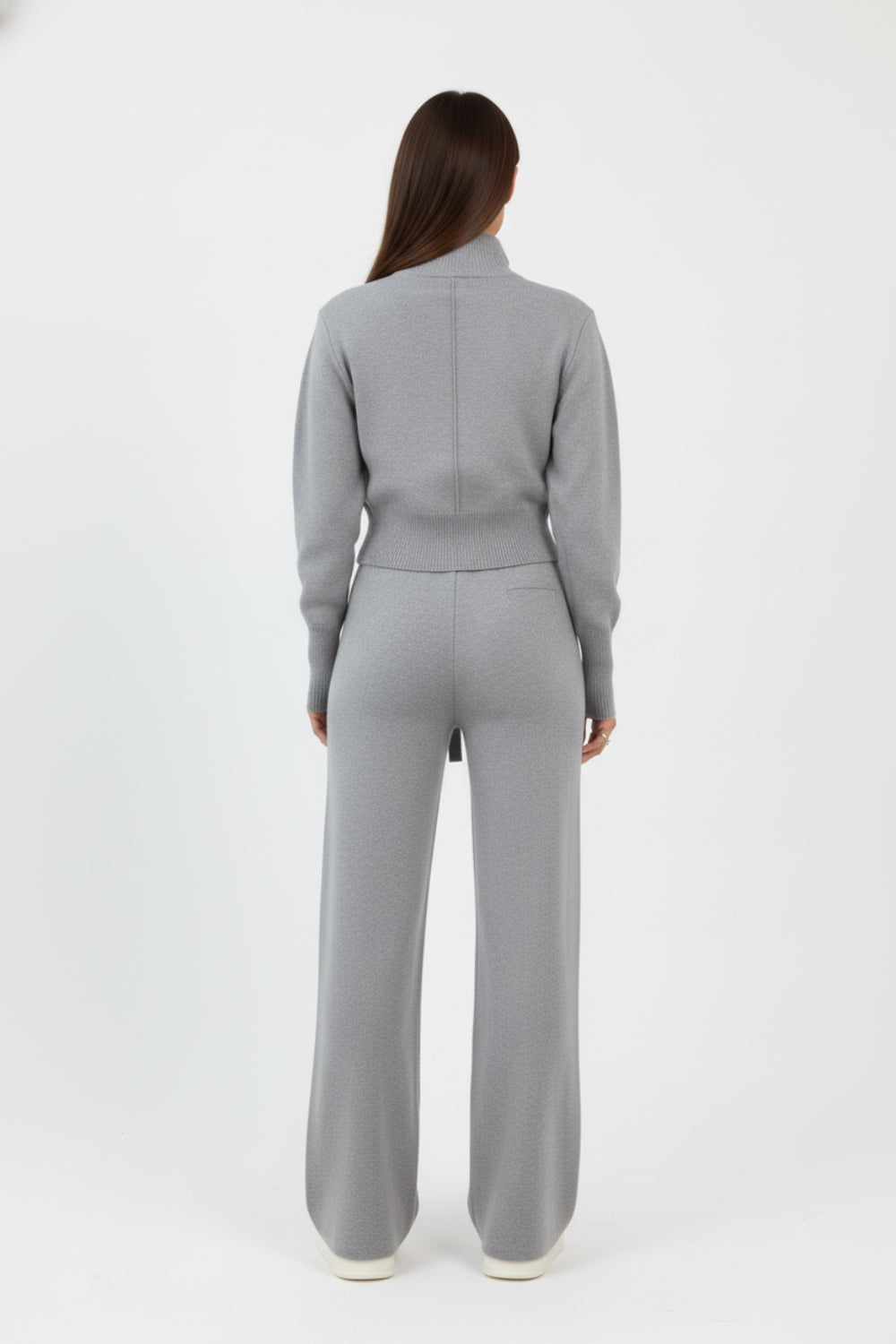 Valerie | Completo donna in maglia con pantaloni larghi