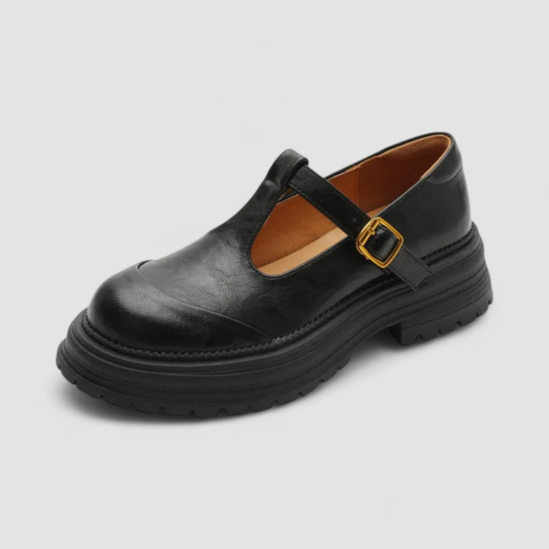 Marvella | Women's Casual Platform T-Strap Shoes