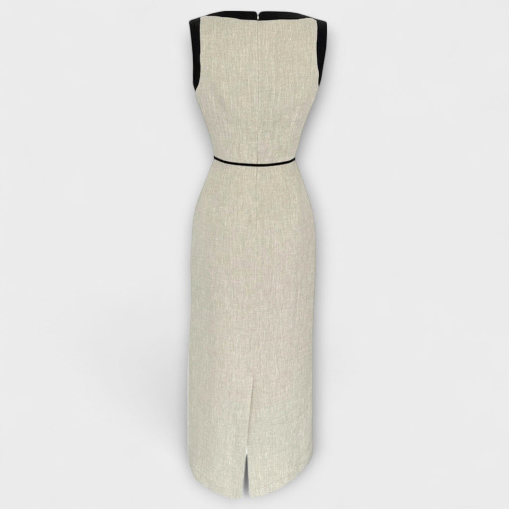 Anna | Abito Maxi Casual da Donna senza Maniche con Cintura