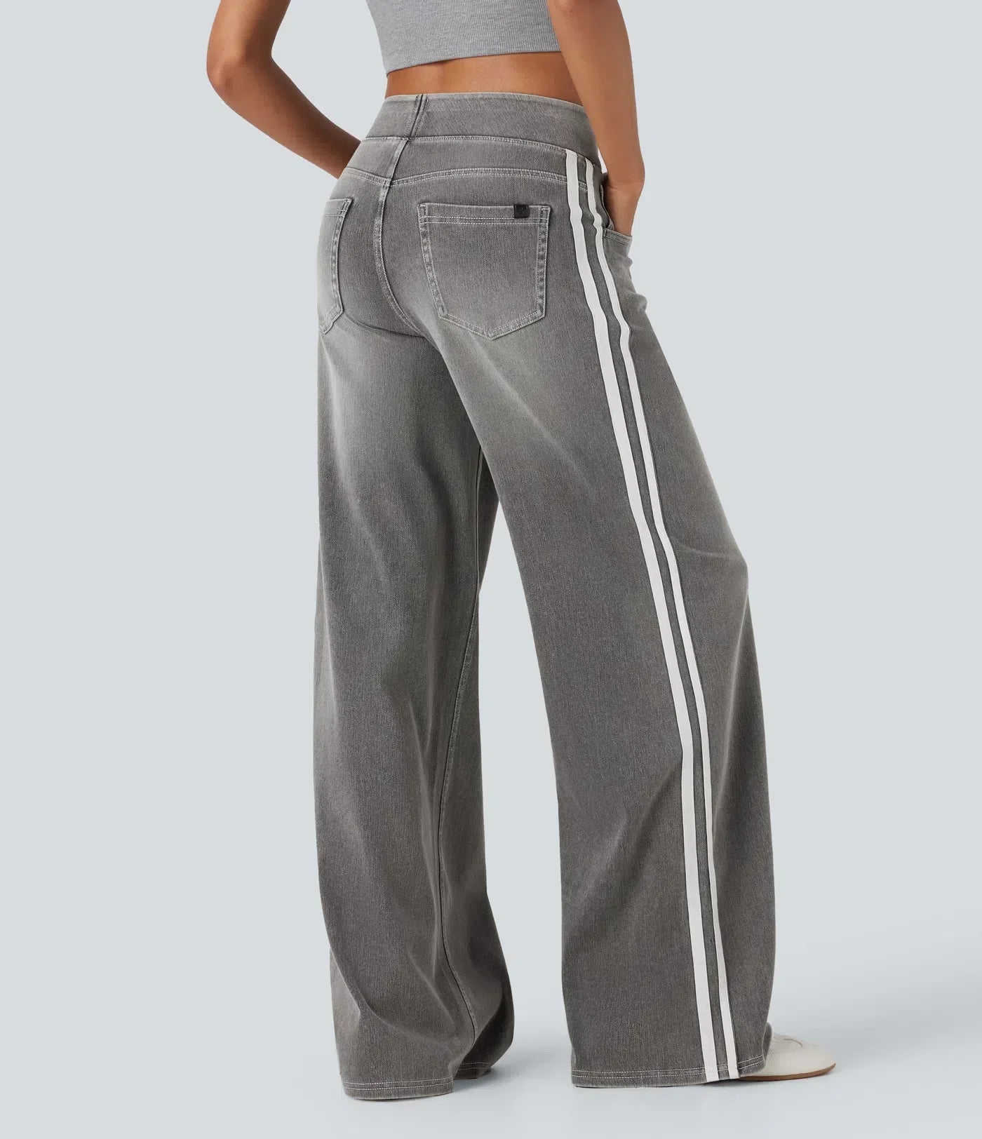 Savéline | Pantaloni elasticizzati da donna con gamba larga