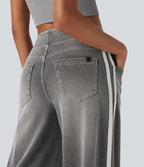 Savéline | Pantaloni elasticizzati da donna con gamba larga