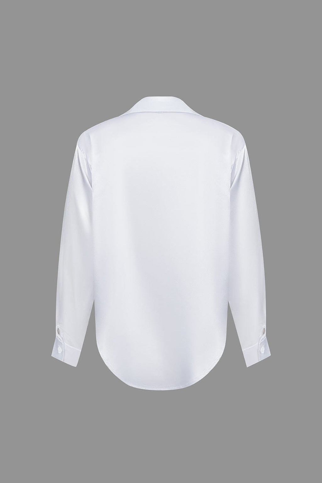 Dobrosława | Camicia elegante da donna in raso con maniche lunghe