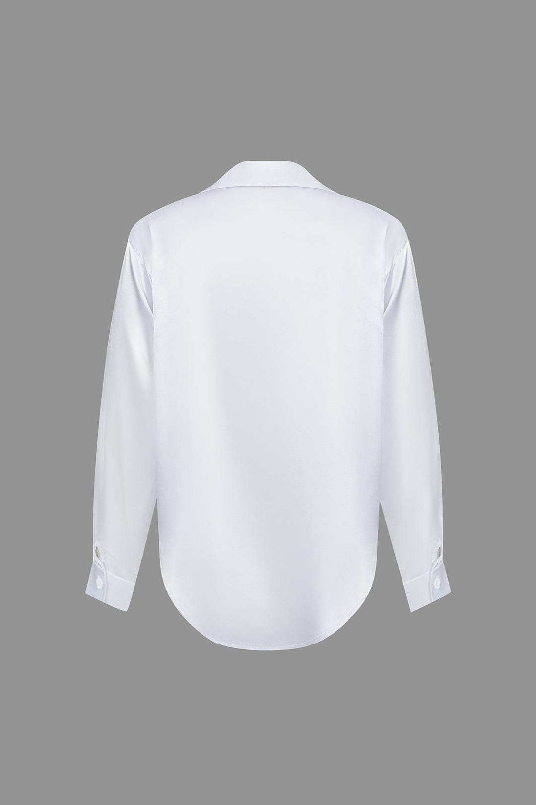 Dobrosława | Camicia elegante da donna in raso con maniche lunghe