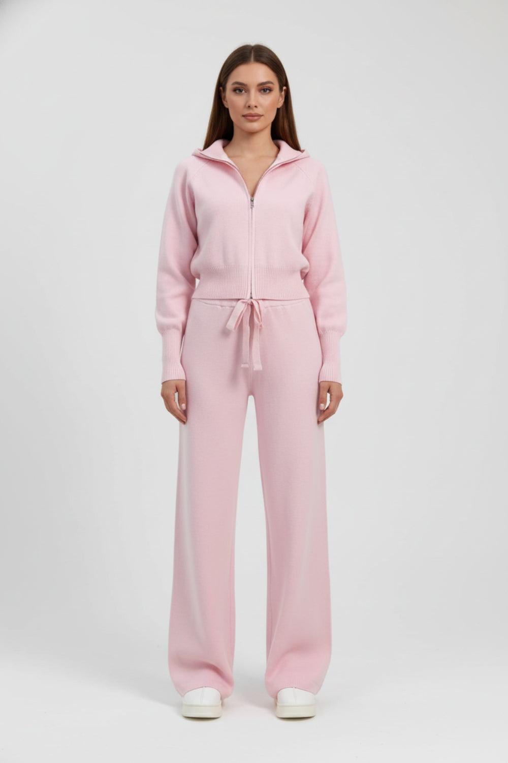 Valerie | Women's knit set with wide pants