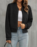 Melania | Giacca bomber casual leggera da donna con cerniera