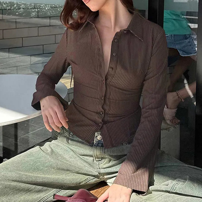 Hayley | Camicetta Vintage da Donna in Stile Elegante Retrò