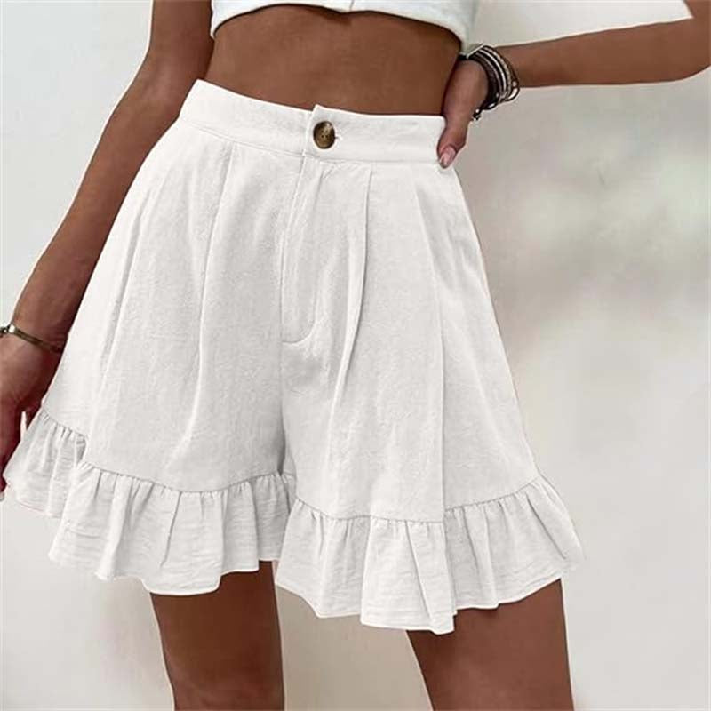 Serelune | Women's Summer Shorts with Ruffle