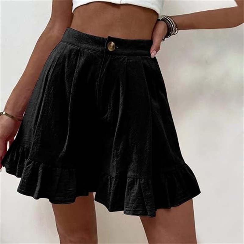 Serelune | Women's Summer Shorts with Ruffle