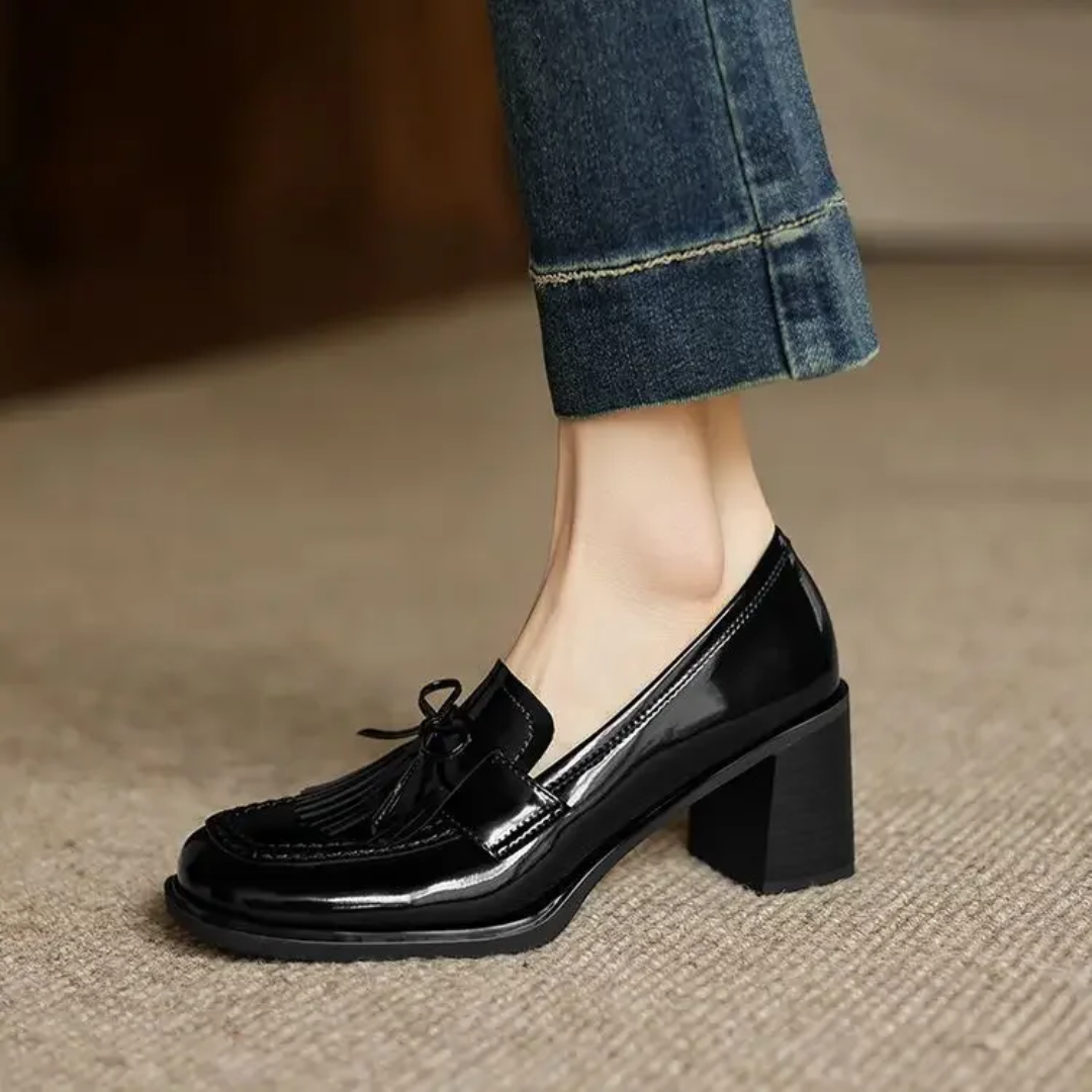 Virella | Mocassino Casual Donna Punta Tonda Tacco
