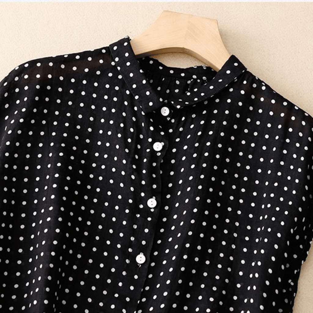 Haniya | Blusa da Donna a Pois con Bottoni