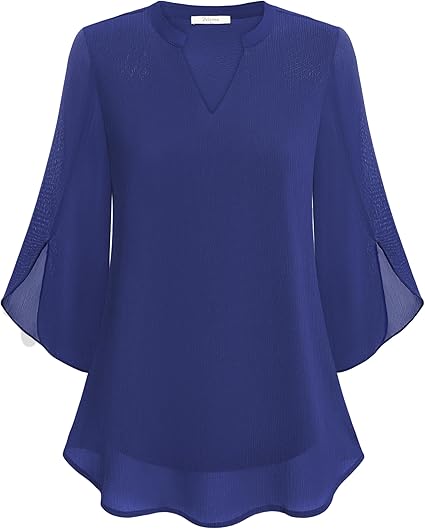 Rozee | Camicetta leggera da donna con scollo a V e maniche larghe