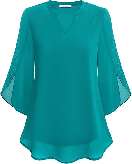 Rozee | Camicetta leggera da donna con scollo a V e maniche larghe