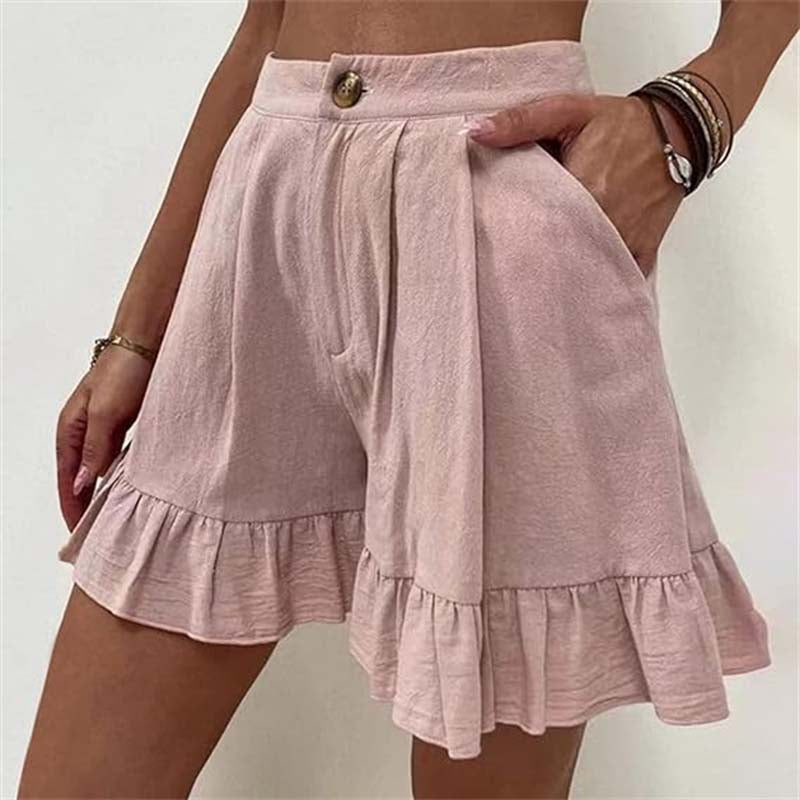 Serelune | Pantaloncini Estivi da Donna con Volant