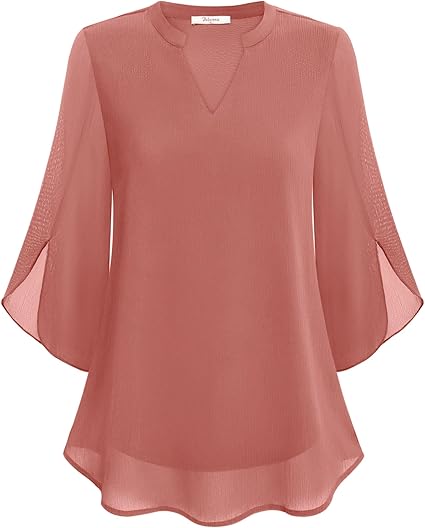 Rozee | Camicetta leggera da donna con scollo a V e maniche larghe