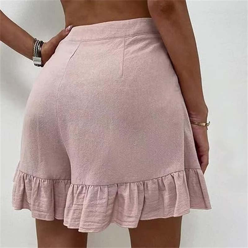 Serelune | Pantaloncini Estivi da Donna con Volant