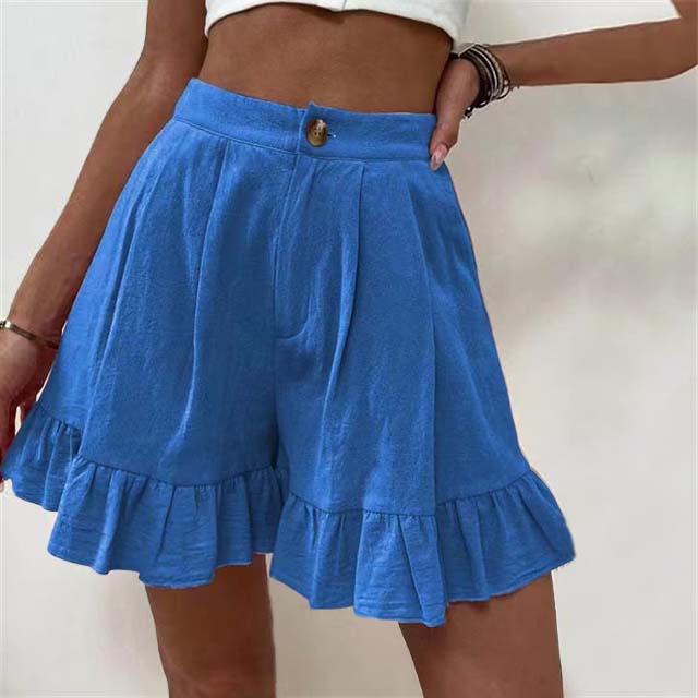 Serelune | Women's Summer Shorts with Ruffle