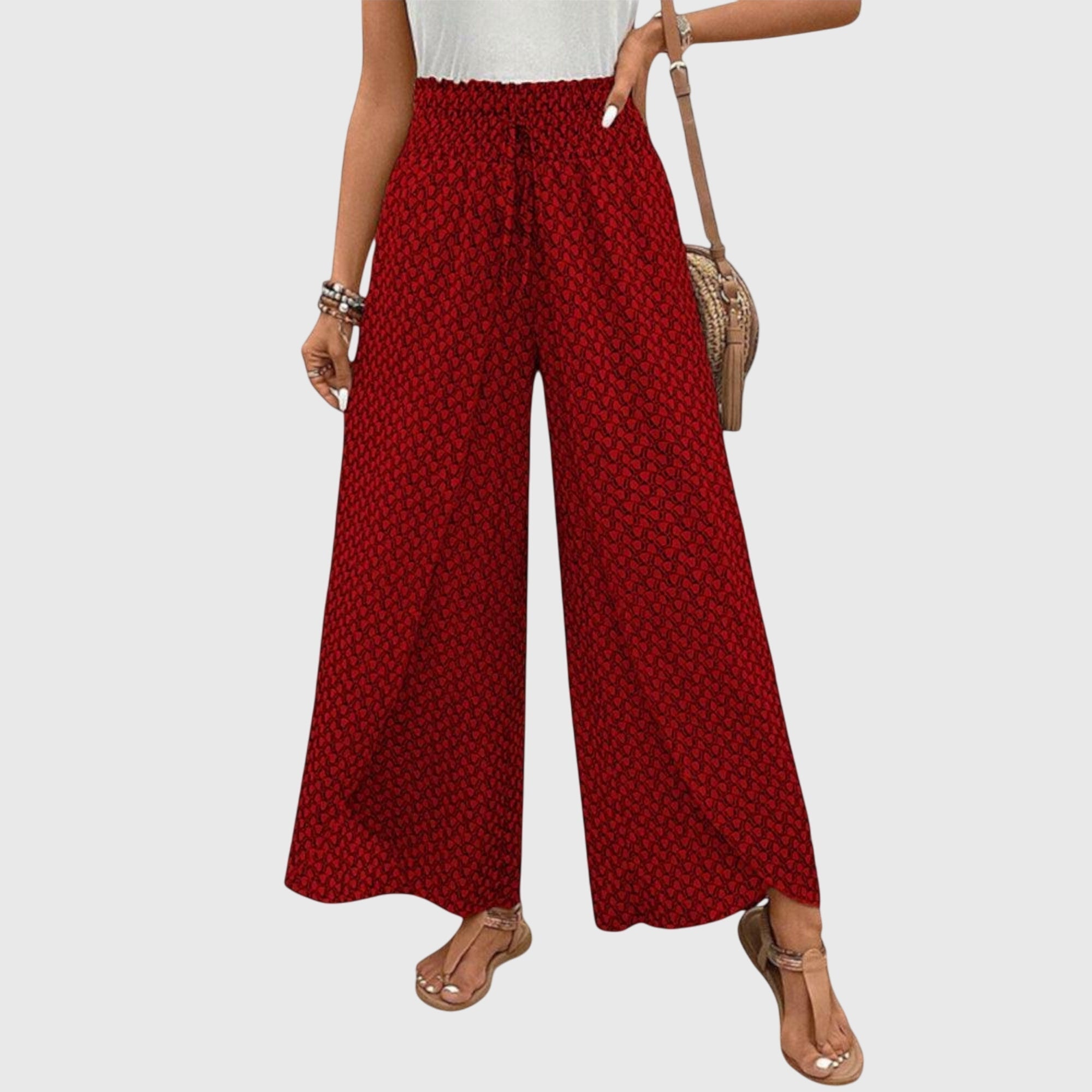 Zanirra | Women's Summer Palazzo Pants High Waist Wide Legs