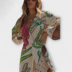 Mariselle | Abito Estivo Maxi Fantasia da Donna con Laccio