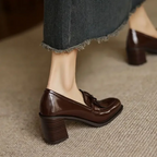 Virella | Mocassino Casual Donna Punta Tonda Tacco
