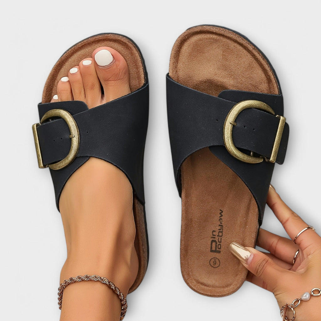 Solviera | Ciabatte Estive Donna con Fibbia Casual