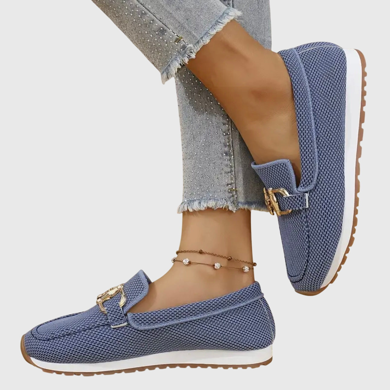 Orvella | Mocassini casual leggeri da donna con fibbia