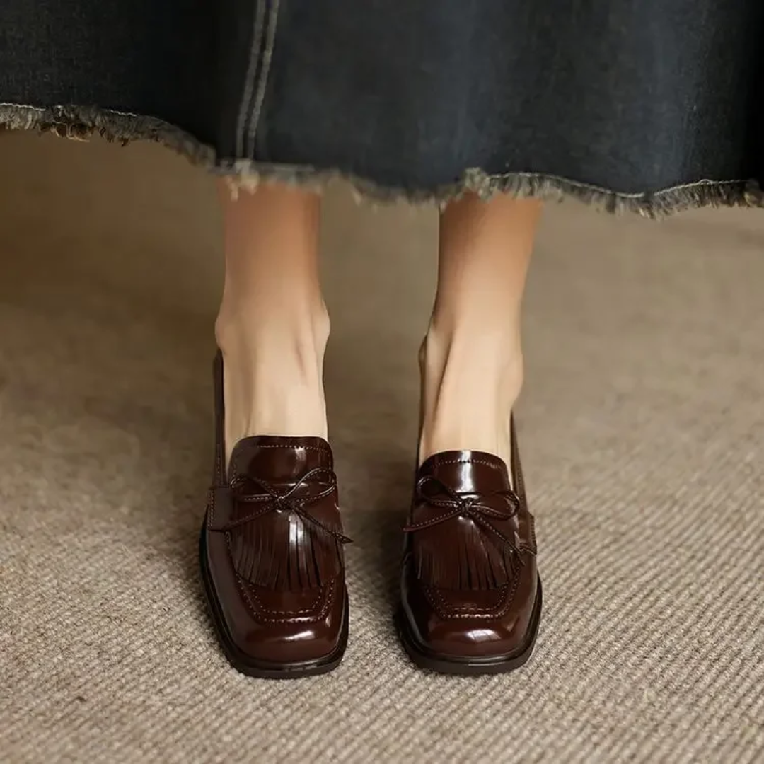 Virella | Mocassino Casual Donna Punta Tonda Tacco