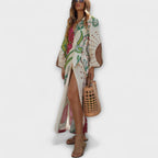 Mariselle | Abito Estivo Maxi Fantasia da Donna con Laccio