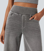 Savéline | Pantaloni elasticizzati da donna con gamba larga