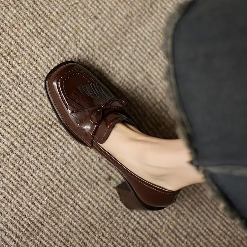 Virella | Mocassino Casual Donna Punta Tonda Tacco
