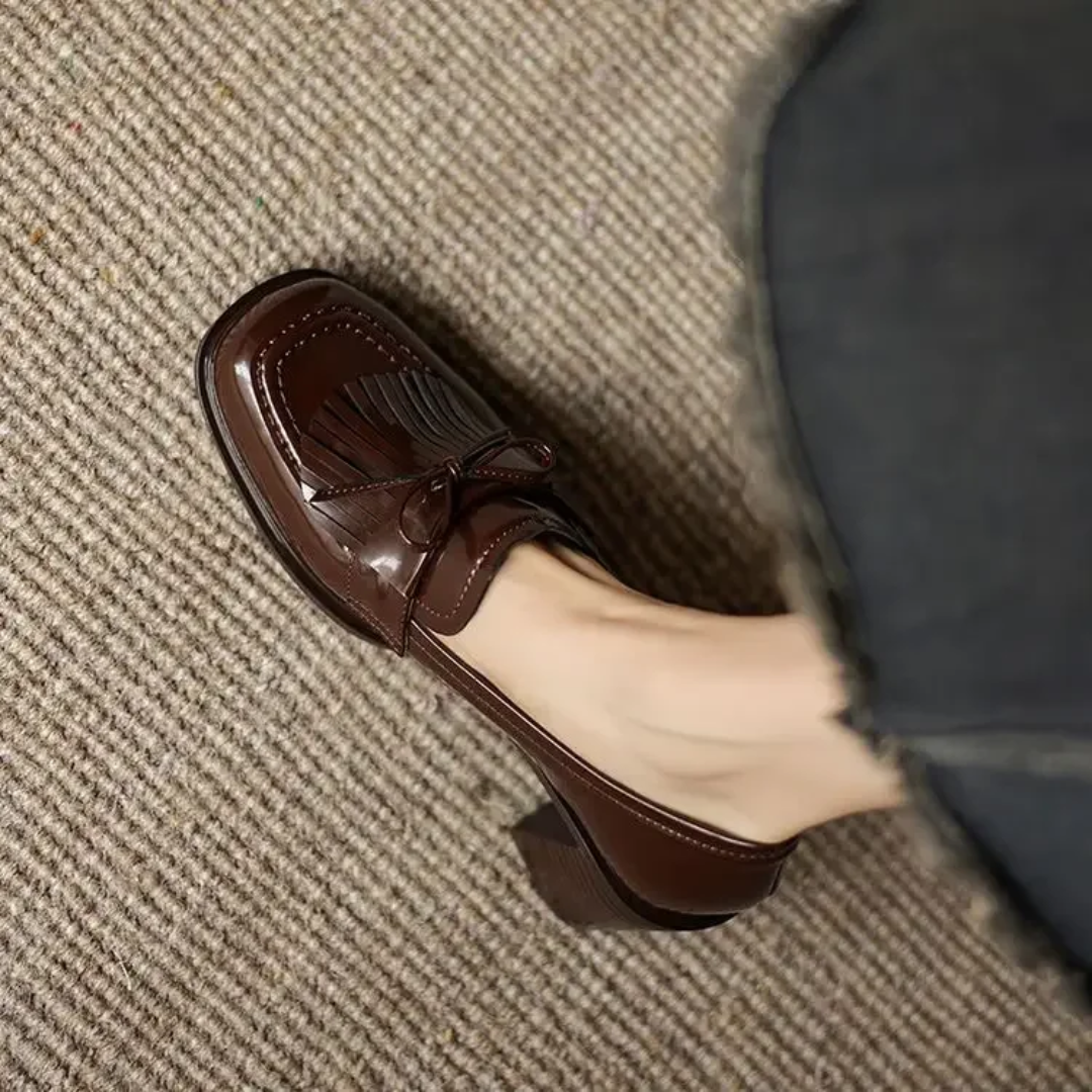 Virella | Mocassino Casual Donna Punta Tonda Tacco