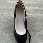 Calviera | Scarpe Eleganti da Donna Mary Jane con Zeppa