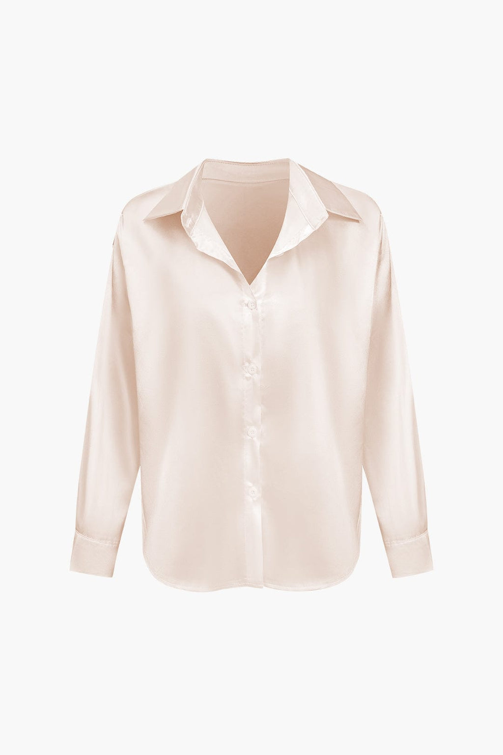 Dobrosława | Camicia elegante da donna in raso con maniche lunghe
