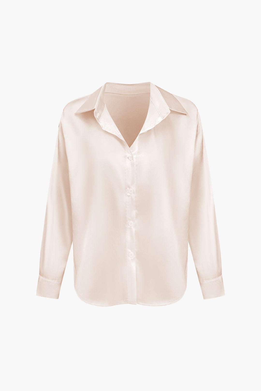 Dobrosława | Camicia elegante da donna in raso con maniche lunghe