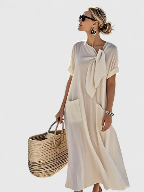Selmara | Women's Casual Loose Maxi Dress with Pockets