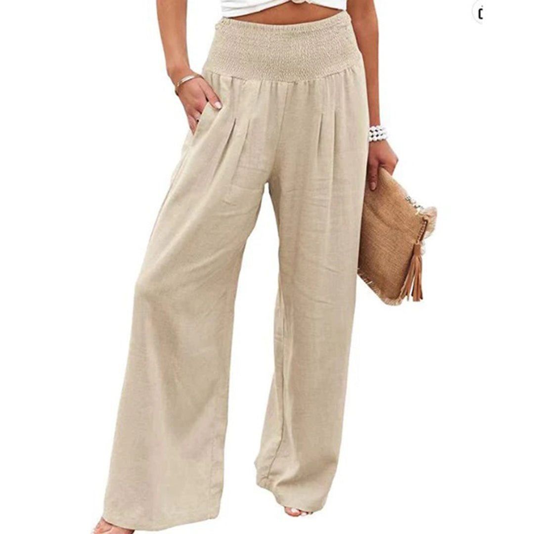 Champa | Women's Wide-Leg High-Waist Pants