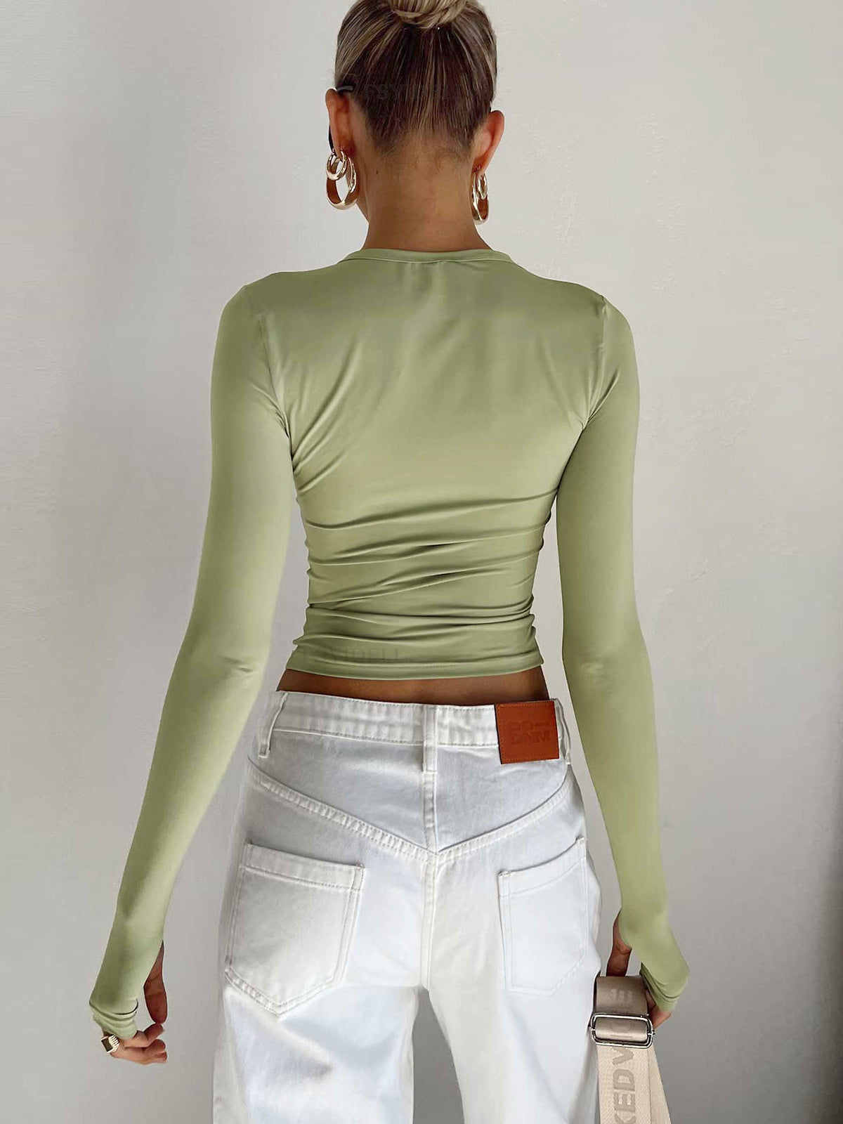 Averra | Top Crop Estivo Casual da Donna Slim