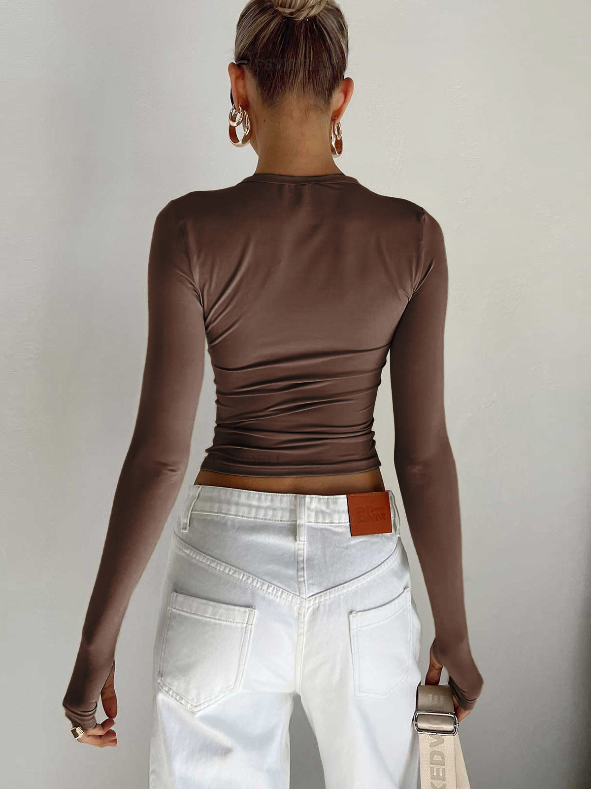 Averra | Top Crop Estivo Casual da Donna Slim
