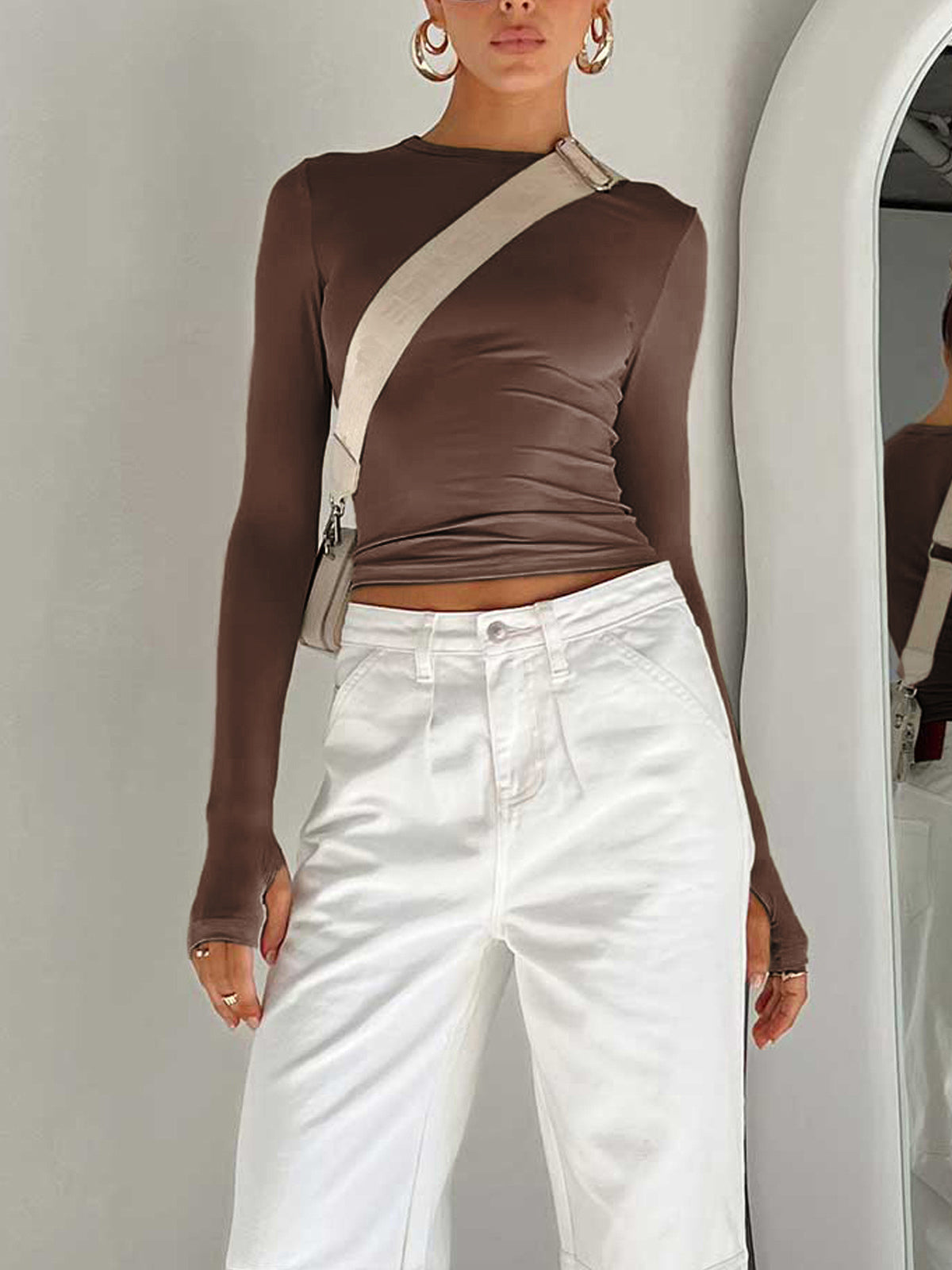 Averra | Women's Casual Summer Fitted Crop Top