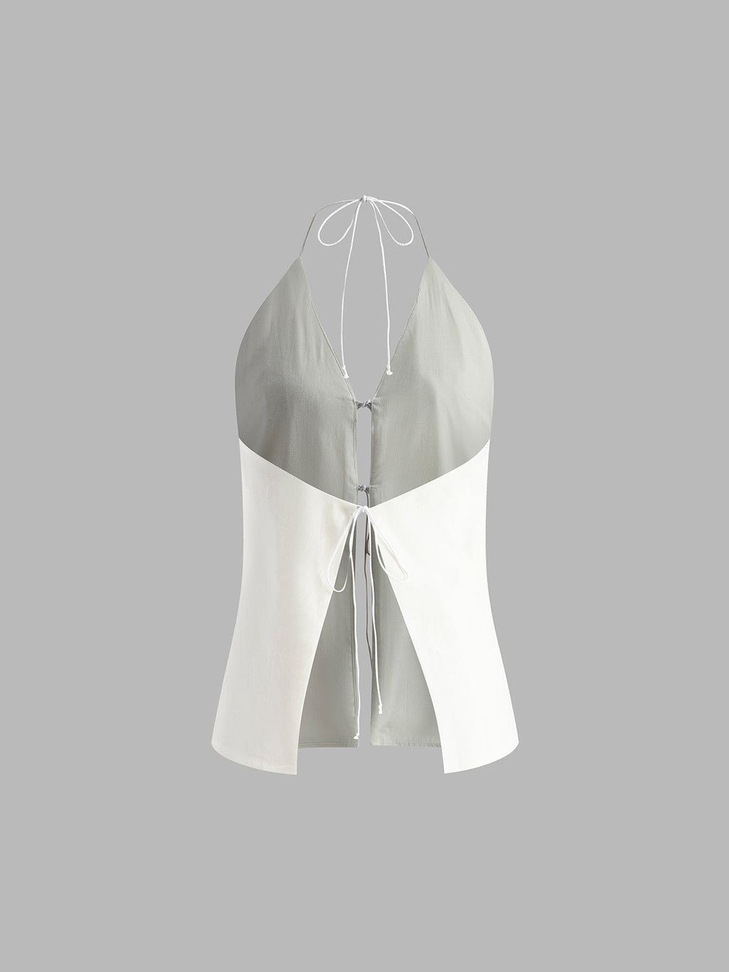 Elmira | Completo Estivo Donna Top Halter e Shorts Schiena Scoperta