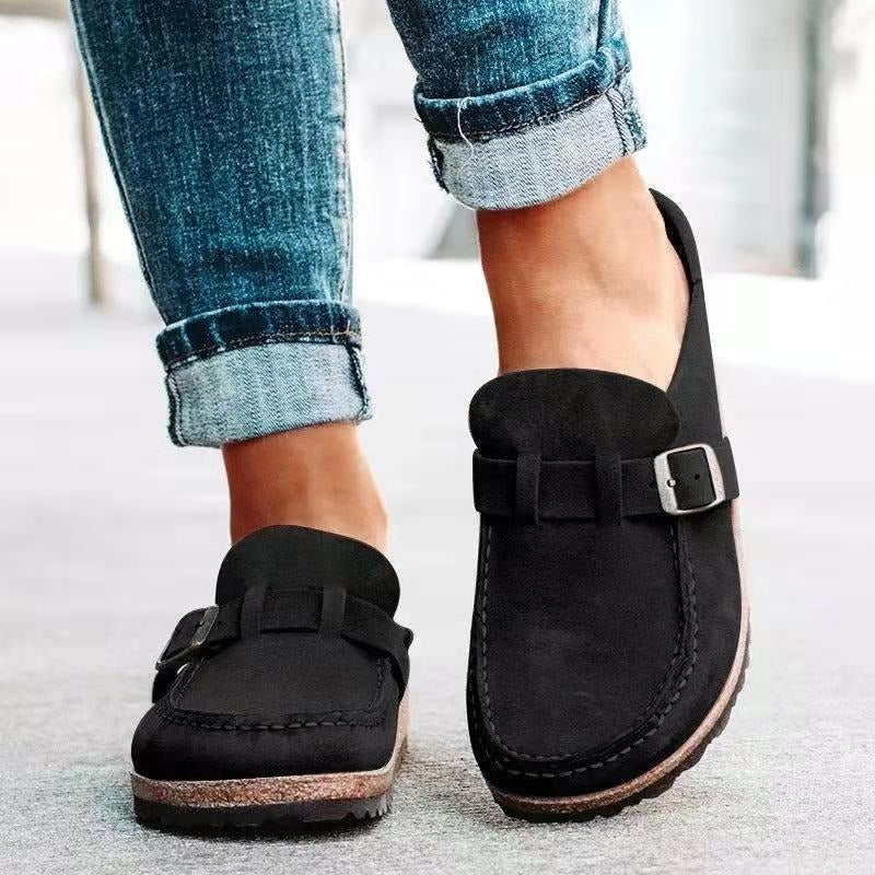 Arvella | Women's Slip-On Casual Loafers with Buckle
